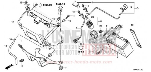 BATTERIE NC750SDJ de 2018
